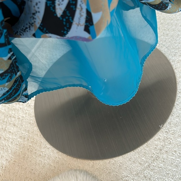 Anthropologie Moulinet Soeurs Island Nightfall Silk Embellished Dress - Picture 10 of 11